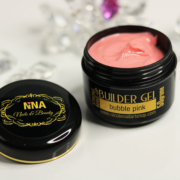 Strong Make-up Builder Gel  Bubble Pink / 50g